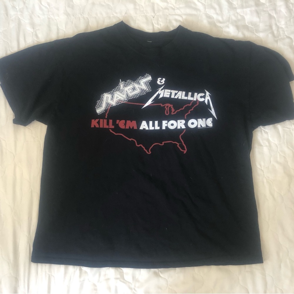 Raven Metallica 83 Summer Tour Heavy Metal Rock Music Shirt XL